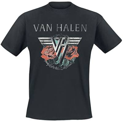 Van Halen Tour 1984 Männer T-Shirt schwarz S 100% Baumwolle Band-Merch, Bands von Unbekannt