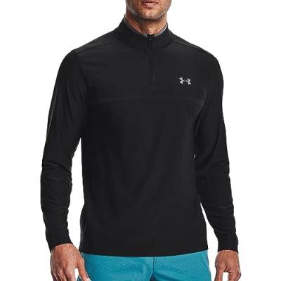 Under Armour Herren Playoff 2,0 1/4 Zip Golf Sweater - Schwarz/Pitch Grau - L von Under Armour