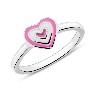 Unique Silberring Kinder Ring Herz von Unique aus Sterlingsilber von Unique