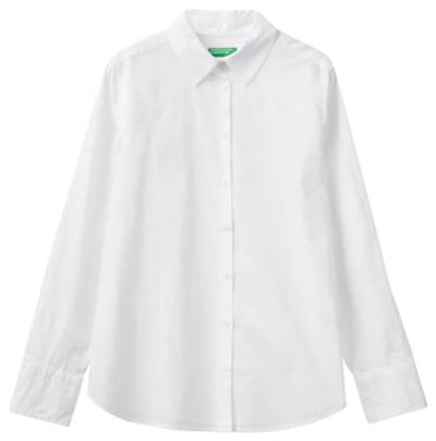 United Colors of Benetton Damen 5cqydq06u Hemd, Optisches Weiß 101, X-Small von United Colors of Benetton