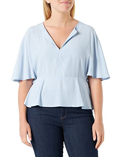 United Colors of Benetton Damen Blusa 53a0dq04j Hemd, Hellblau 3l3, X-Small von United Colors of Benetton