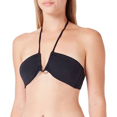 United Colors of Benetton Damen Gepolsterter BH 3P5H5R02E Bikini, Schwarz 700, L von United Colors of Benetton