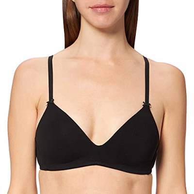 United Colors of Benetton Damen Gepolsterter BH 3op81r1ky Unterwäsche im Bikini-Stil, Schwarz 100, L von United Colors of Benetton