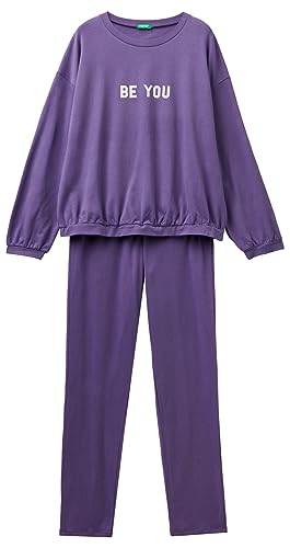 United Colors of Benetton Damen Pig (Trikot + Hose) 37yw3p02a Pyjamaset, Viola 0v7, S von United Colors of Benetton