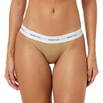 United Colors of Benetton Damen Slip 3OP81S00U Funktionsunterwäsche, Beige 193, L von United Colors of Benetton