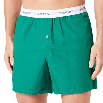 United Colors of Benetton Herren Boxer Intimo 4VBH2X001 Boxershorts, Verde Bosco 1U3, M von United Colors of Benetton