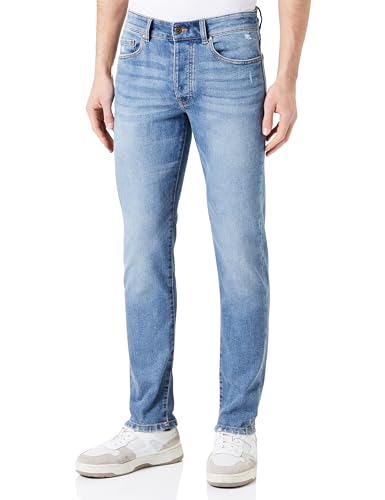 United Colors of Benetton Herren Pantalone 4DHHUE00F Jeans, Blu Scuro Denim 930, 30 von United Colors of Benetton