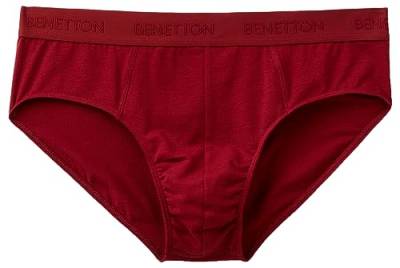 United Colors of Benetton Herren Slip 3XKP2S009 Funktionsunterwäsche, Bordeaux 1G2, S von United Colors of Benetton