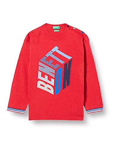 United Colors of Benetton Jungen Maglia G/C M/L 1036q1083 Pullover, Rot 902, 62 von United Colors of Benetton