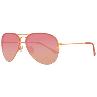 United Colors of Benetton Unisex-Erwachsene BE922S06 Sonnenbrille, Orange, 60 von United Colors of Benetton