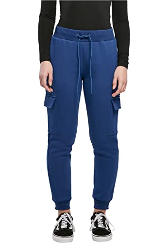 Urban Classics Damen Ladies Cargo Sweat Pants, spaceblue, M von Urban Classics