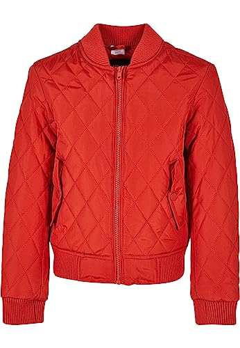 Urban Classics Girl's UCK806-Girls Diamond Quilt Nylon Jacket Jacke, hugered, 122/128 von Urban Classics