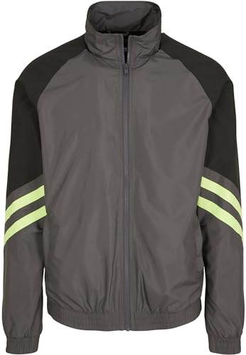 Urban Classics Mens Jacke Block Sport Track Jacket Cardigan Sweater, darkshadow, L von Urban Classics