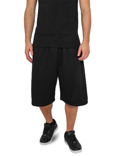 Urban Classics Herren Bball Mesh Sportshorts, Schwarz (Black 00007), L EU von Urban Classics