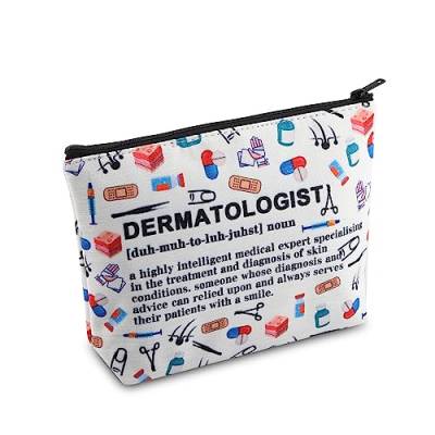 VAMSII Dermatologen Make-up Tasche Dermatologie Geschenk Dermatologen Abschluss Geschenk für Frauen Kosmetik Reisetasche Haut Arzt Geschenk, Make-up-Tasche, medium von VAMSII
