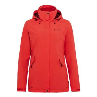 VAUDE Damen Jacke Regenjacke Outdoorjacke 3in1 Funktionsjacke Rosemoor 3in1 Jacket, Farbe:Rot, Artikel:-024 flame, Größe:38 von VAUDE