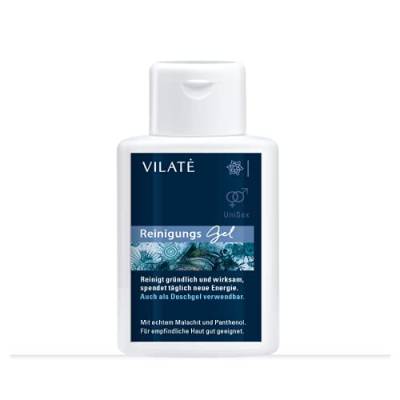 2 in 1 250ml XL Reinigungsgel, Bartshampoo & Duschgel für Männer mit Aloe-Vera. Reinigt und pflegt den Bart. Beruhigt den Juckreiz und vermindert Bartschuppen - von Vilate von VILATÉ