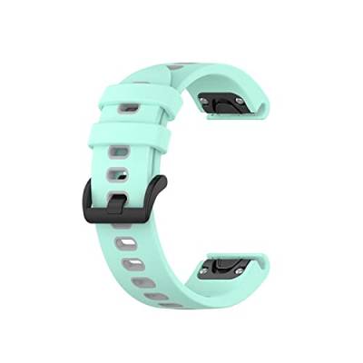 VISIYUBL Sanft Tpu. Silikon-Armband-Armband-Armband for Garmin Fenix 6S PRO 5S plus wasserdichte sweatroform durable Ersatzuhr-Band (Color : 37 EU, Size : Fenix 5S) von VISIYUBL