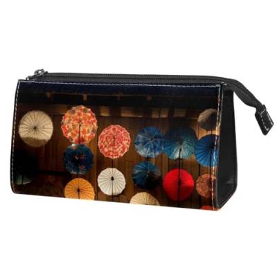 Make up Taschen Organizer,Kosmetiktaschen für Frauen,Alter Regenschirm aus Papier,kleine Make up Tasche von VTGHDEEQ