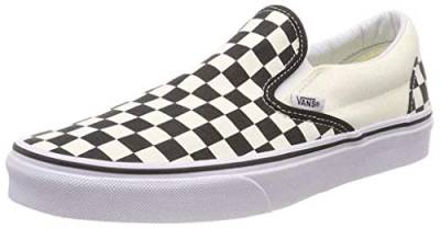 Vans Damen UA Classic Slip-on Low Top, Schwarz Black And White Checker White, 40.5 EU von Vans