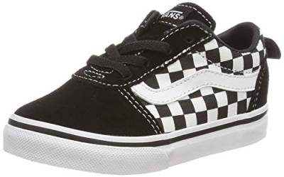 Vans Unisex Baby Ward Slip-on Canvas Sneaker, Schwarz ((Checkers) Black/True White PVC), 20 EU von Vans