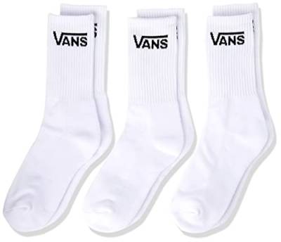 Vans Unisex Kinder Vans Crew (Us 1-6, 3-pack) herrensocken, White 2, 16 EU von Vans