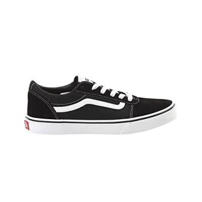 Vans Jungen Ward Sneaker, Suede Canvas Black White, 35 EU von Vans