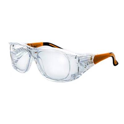 Varionet Safety VHP10 VH10 Pro 300 Sichtschutzbrille, transparent/orange, 3.00 von Varionet Safety