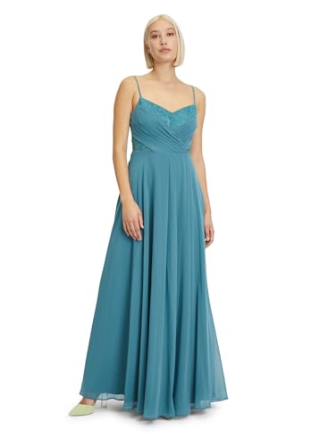 Vera Mont Damen Abendkleid mit Spitze Smoky Teal,42 von Vera Mont