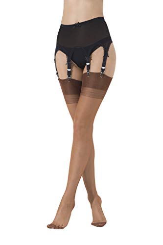 Vickys NYLONS finest hosiery Echte Engische Fully Fashioned Nylonstrümpfe Strapsstrümpfe 100% Nylon Nylonstrümpfe Bronze (Kupfer, 9 1/2) von Vickys NYLONS finest hosiery