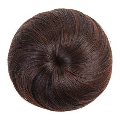 Unordentlicher Haarknoten Gerade Pferdeschwanz-Haarteile mit Kordelzug for Frauen und Mädchen, synthetisches Chignon-Haar, Dutt-Clip-in-Haarverlängerungen, Haarteile mit Kordelzug Pferdeschwanz-Haarte von WAOCEO