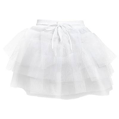 WOFASHPURET 1stk Krinoline-Tutu-unterröcke Petticoat Für Mädchen Minikleider Tutu-Rock Für Kleinkinder Slips Für Mädchen Reifrock Für Kinder Reifenrock Unterrock Unterwäsche Jahrgang Baby Weiß von WOFASHPURET