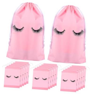 WOFASHPURET 50 Stück Beam-Aufbewahrungstasche Make-up-Organizer-Tasche Cartoon-Kosmetiktasche Badezimmer Rasierbeutel Wimpernpflegebeutel Persönlich Wimpernbad Reisen Kupplung Klein Eva von WOFASHPURET