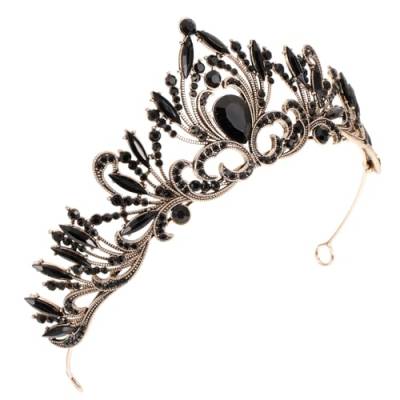 WOFASHPURET Brautkrone Braut-strasskrone Kronenkopfschmuck Mädchen-kronen-stirnband Haarschmuck Für Die Braut Strass-haarschmuck Strass-kronen-stirnband Schmücken Strasssteine Hochzeitskleid von WOFASHPURET