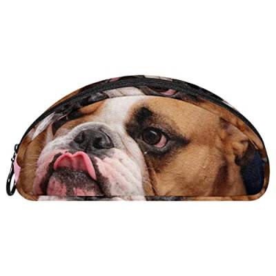 WOSHJIUK Federmäppchen,Markierungsstiftetui für das Büro,Französische Bulldogge,Stiftetui Schreibtisch-Organizer-Tasche Bleistifthalterbox von WOSHJIUK