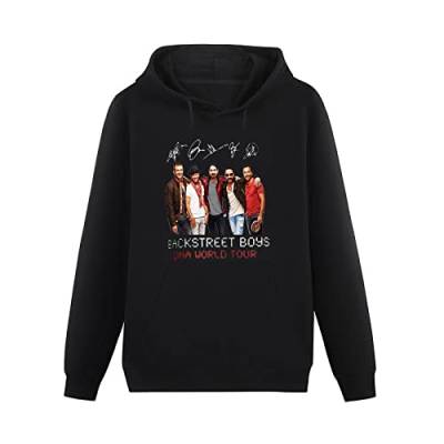 Backstreet Boys World Tour Retrowback Streetwear Hip-hop 90s Black Men's Hoodie L von WUGUI