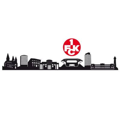 Wall-Art Wandtattoo "1.FC Kaiserslautern Skyline Logo", (1 St.) von Wall-Art