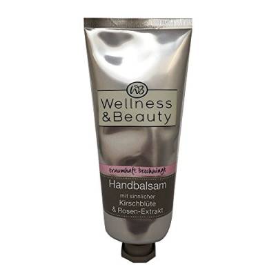 Wellness & Beauty Handbalsam mit Kirschblüte & Rosen-Extrakt 100ml von Wellness & Beauty