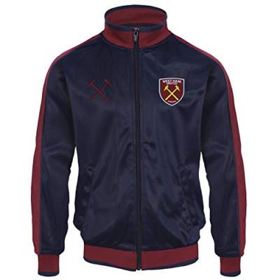 West Ham United FC - Herren Trainingsjacke im Retro-Design - Offizielles Merchandise - Geschenk für Fußballfans - M von West Ham United FC