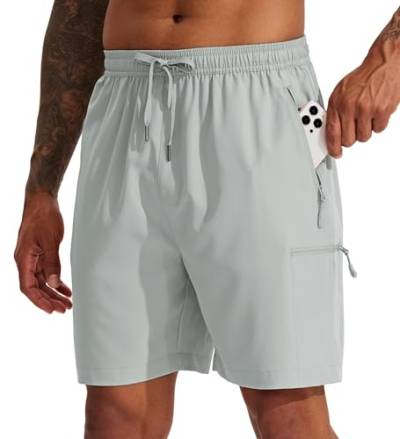 Willit Herren Wandershorts Cargo Shorts Quick Dry Golf Athletic Shorts 17,8 cm Leichte Sommer Shorts mit Taschen von WILLIT