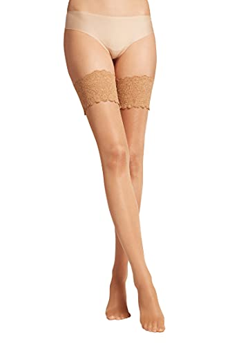 Wolford Damen Satin Touch 20 Stay-Up Strumpfhose, 20 DEN, Beige (Gobi 4365), X-Small von Wolford