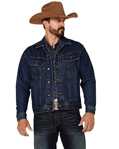 Wrangler Ungefütterte Jeansjacke für Herren im Rugged-Look von Wrangler