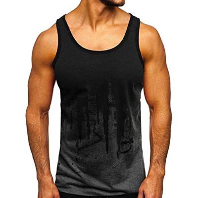 Xiangdanful Tank Top Pullove Herren Sommer Sport Fitness Stringer Gym Trägershirts T-shirt Jogging Ärmellos Hoodie Muskelshirt Slim Fit Tanktops Männer Tankshirt Unterhemd Achselshirt Laufshirt von Xiangdanful