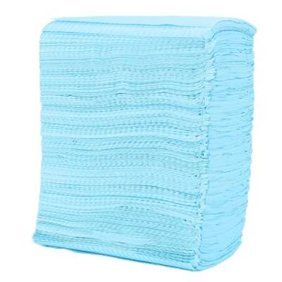 125 Stück Weiche Einweg-Nagel-Tischmatte, Wasserdicht, Faltbar, für Salon-Nagelkunst-Tischtuch (BLUE) von ZJchao