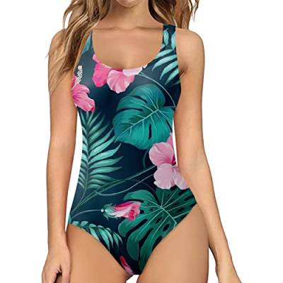 ZZHZGZ Badeanzug Damen Sport Monokini Damen Bademode Damen Tankini Schwarzer Badeanzug Damen Damen Badeanzug mit Pareo von ZZHZGZ