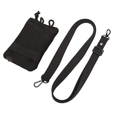 Card Key Pack, Oxford Cloth Outdoor Wallet Bag Buckle Reißfest Tragbar für Herren (Schwarz) von Zerodis