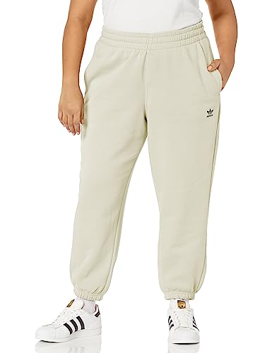 adidas Originals Damen Essentials Fleece-Jogginghose, Wonder White, S von adidas Originals