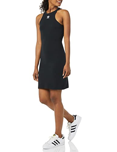 adidas Originals Damen Racerback Kleid, schwarz, X-Klein von adidas Originals