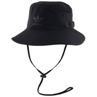 adidas Originals Webbing Boonie Bucket Hat, Black/Black, Large-XLarge von adidas Originals