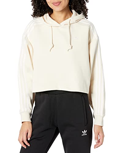 adidas Originals Women's Adicolor Classics Cropped Hoodie, Wonder White, X-Large von adidas Originals